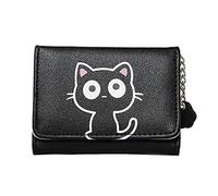 Little Girls Cute Cat Face Cartoon Shoulder Bag Crossbody for Toddler Kids, Black*, C