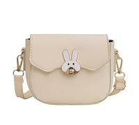 Little Girls Cute Crossbody Purses - Kids PU Handbags Shoulder Bag Diverse Colors Messenger Bag for Kids Girls Toddlers Gifts (White)