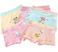 Little Girls Kids Baby Toddler 5Pcs Princess Rabbit Strawberry Boyshort Underwear Boxers Briefs Panties 5-7 Years