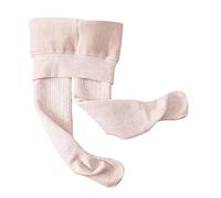 Little Girls Leggings Fleece Lined Pantihose Kids Winter Back to School Uniform Tights Winter Thick Warm Knit Pants Pink