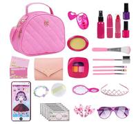 Little Girls Play Handbag - 32 X Play Handbag Set for Girls Role Play Handbag Toys Set for Little Girls, Role Play Makeup Toys, Accessories