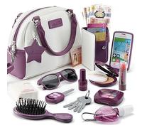 Little Girls Purse with Accessories and Pretend Makeup for Toddlers - My First Purse Set Includes Handbag, Phone, Wallet, Play Makeup and More Pretend Play Toys for Girl Age 3 +, Great Gift for GirlS
