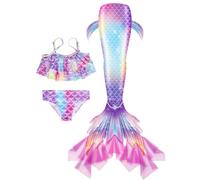 Little Girls Two Piece Bikini Set Ruffle Adjustable Summer Beach Bathing Swimsuit 3-7 Years for Kids Swimwear Cow Print
