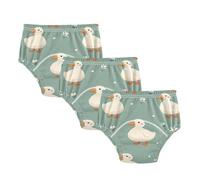 Little Girls Underwear Potty Training Reusable Cute Cartoon Magic Mallard Duck Night Time Potty Training Underwear