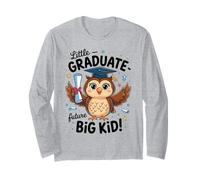 Little Graduate Future Big Kid Owl Pre-K Class of 2026 Long Sleeve T-Shirt