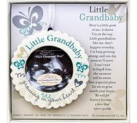 Little Grandbaby Growing in Your Heart Ultrasound Photo Ornament and Poem (Ornament Boxed w/Poem)