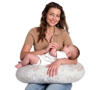 Little Grape Land Nursing Pillow Small for Baby, 100% Muslin Cotton