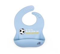 Little Green Giraffe Man City Silicone Baby Bib