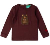 Little Green Radicals Bear Baby Kids 100% Organic Cotton LS Tee -