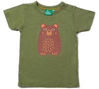 Little Green Radicals Bear Baby Kids 100% Organic Cotton T-Shirt -