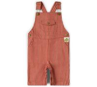 Little Green Radicals Burnt Ochre Kids Dungaree Shorts - - Size: 7-8y