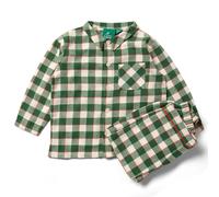 Little Green Radicals Fern Green Check Classic Pyjamas