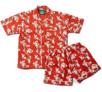 Little Green Radicals Rabbits Kids 100% Organic Cotton Button Pyjama Set -