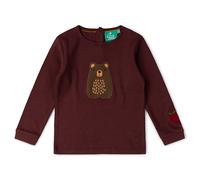 Little Green Radicals Teddy Bear Applique Long Sleeve T-Shirt
