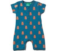 Little Green Radicals Teddy Bear Baby 100% Organic Cotton Romper - - Size: 0-3m