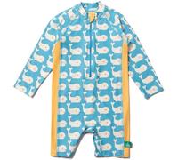 Little Green Radicals Whale Baby Kids UPF 87% Recycled Polyester Sunsuit -