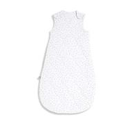 Little Green Sheep Baby Sleeping Bag - Luxury Organic Cotton Blend Sleeping Bags with Side Zip Fastening Poppers, Meets British Safety Standard, White Rice, 2.5 Tog 6-18M