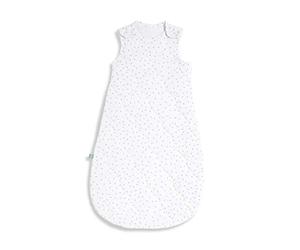 Little Green Sheep Baby Sleeping Bag - Luxury Organic Cotton Blend Sleeping Bags with Side Zip Fastening Poppers, Meets British Safety Standard, White Rice, 1 Tog 0-6M