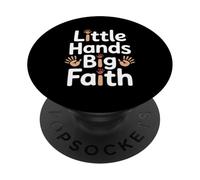 Little Hands Big Faith Christian Kids Church PopSockets Adhesive PopGrip