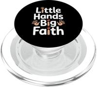 Little Hands Big Faith Christian Kids Church PopSockets PopGrip for MagSafe