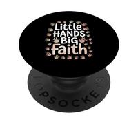 Little Hands Big Faith Christian Kids Ministry Nursery PopSockets Adhesive PopGrip