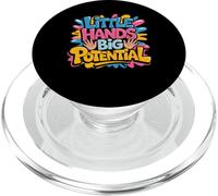 Little Hands Big Potential Leader Kids Pride - PopSockets PopGrip for MagSafe