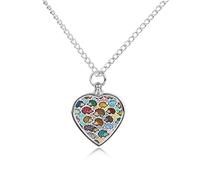 Little Hedgehog Graffiti Pet Cremation Jewelry for Ashes Waterproof Urn Necklace with Filling Kit Heart Pendant Ash Necklace Memorial Keepsake Jewelry Custom Sympathy Gift for Dog Cat Human Ashes