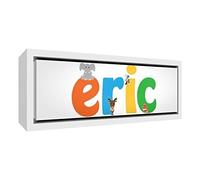 Little Helper ERIC1542 10 Personalised FC 15De Wood Framed Canvas Art Print - New and Stretched on Stretcher Frame, Boy Name