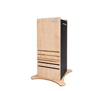 Little Helper FunPod Toddler Tower | Learning Tower | Kitchen Helper Tower | Step Stool to Reduce Accidents in The Home (Natural with Chalkboard Panels)