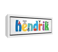 Little Helper Hendr IK1542 10 Personalised FC 15De Wood Framed Canvas Art Print - New and Stretched on Stretcher Frame Ready to Hang
