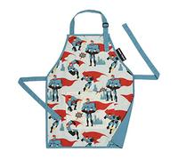 Little Helper Kids Apron - Children's Cooking Art Gardening - Great Gift for Toddler Boys and Girls - Urban Dude - Medium