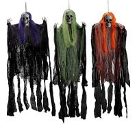 Little Hen Ornament Decorations Large Grim Hanging Halloween Yard Stakes Grim For Halloween Outside For Yard Patio Garden (Green-e, 110x65cm)