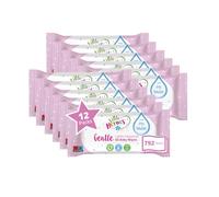 Little Heroes Gentle Baby Wipes Lightly Fragranced Water Wipes - 792 count 12 x 66 Pack