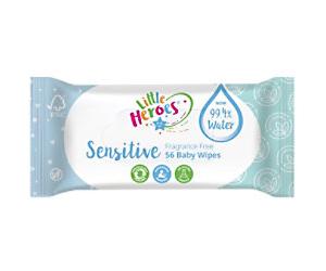 Little Heroes Sensitive Baby Wipes Pack of 56