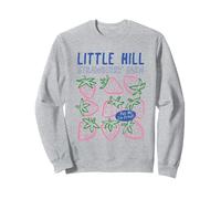 Little Hill Strawberry Farm Cute Hand-Drawn Fruit Graphic Sweatshirt