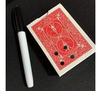 Little Holes Close Up Magic Tricks Illusions Poker Deck Magic Props Magician Insanely Visual Magie Gimmicks