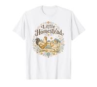 Little Homestead Farm Life Chickens Rooster Chicks T-Shirt