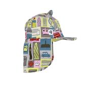 Little Hotdog Watson London Brights Cub Hat with Neck Flap | Size: 6-12 m Little Hotdog Watson Multicolor 6-12 m