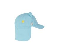 Little Hotdog Watson Pale Blue Cub Hat with Neck Flap | Size: 6-12 m Little Hotdog Watson Pale Blue 6-12 m