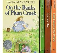 Little House 4-Book Box Set: Little House in the Big Woods, Farmer Boy, Little House on the Prairie, on the Banks of Plum Creek