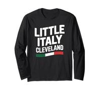 Little Italy Cleveland Ohio Italian Immigrant Pride Flag Long Sleeve T-Shirt