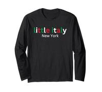 Little Italy New York, NYC Italian Flag Colors Long Sleeve T-Shirt