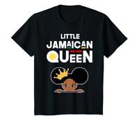 Little Jamaican Queen Shirt Girls Jamaican Pride Jamaica T-Shirt