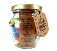 Little Jar of Big Ideas - Getting Old - Not Quite Perhaps Maybe Slightly Definitely Over the Hill Birthday Wishes - Thoughtful Gift - Unique Present - Artisan Handcrafted Gift (Standard)