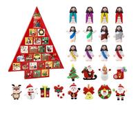 Little Jesus Figures Advent Calendar 2024, 24 Days of Christmas Vacation Advent Calendar Ornaments, Christmas Countdown Calendar Collectible Surprises Gifts for Religious Party Sunday School (24pcs-B)