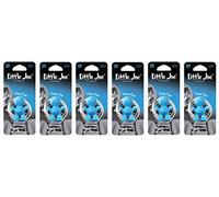 Little Joe LJ-22 Air Freshener, Blue New Car, 6 Pack
