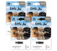 Little Joe Standard Car Air Freshener, 45-Day Long-Lasting Fragrance, Scented Vent Clip for Car Interior Home & Office - 4 Pack Cappuccino