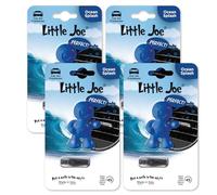 Little Joe Thumbs Up Car Air Freshener, 45-Day Long-Lasting Fragrance, Extra Strong Scented Vent Clip for Car Interior Home & Office - 4 Pack Ocean Splash (Blue)