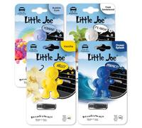 Little Joe Thumbs Up Car Air Freshener, 45-Day Long-Lasting Fragrance, Scented Vent Clip for Car Interior Home & Office - 4 Pack Mix (Ocean Splash, Vanilla, Bubblegum, Sandalwood)