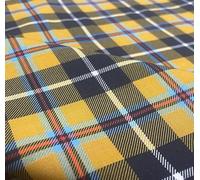 Little Johnny 100% Cotton Cornish Tartan Fabric 152cm Wide Digital Printed Cotton Material for Quilting, Sewing, Dressmaking, Cushion Covers, Homeware & Craft Projects (Sold by The Metre)